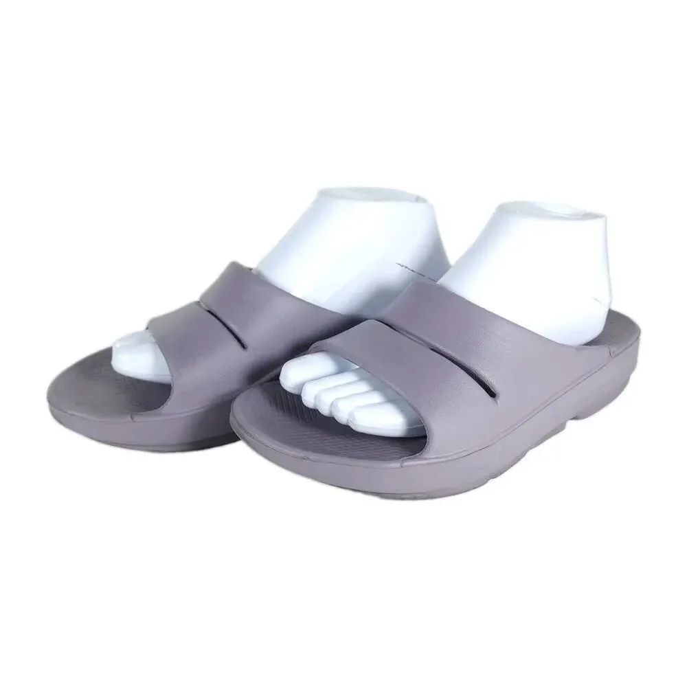 Oofos OOahh W9 /M7 Dusty Mauve Comfort Recovery Slide Sandals